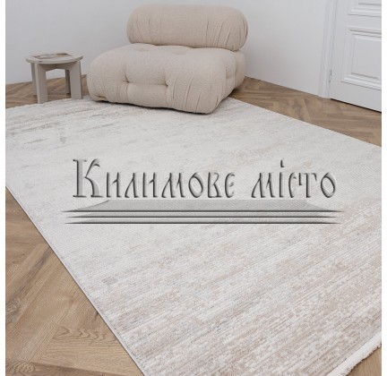 Синтетичний килим MISSHA FY75A hb grey - cream - высокое качество по лучшей цене в Украине.